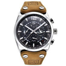 Load image into Gallery viewer, Men Fashion Casual Multifunctional Round Dial Quartz Luminous, Calendar, Hours/Minutes/Seconds Wrist Watch