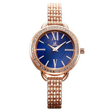 Load image into Gallery viewer, Women Fashion Round Analog Quartz Wrist 195mm Watch Bracelet Bangle Complete Schedule 9mm 30m Easy To Read
