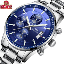 Load image into Gallery viewer, Men Business Casual Alloy Quartz Waterpoof 30 Meters Multifunction Watch Adjustable Date, Calendar, Waterproof