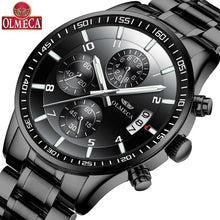 Load image into Gallery viewer, Men Business Casual Alloy Quartz Waterpoof 30 Meters Multifunction Watch Adjustable Date, Calendar, Waterproof