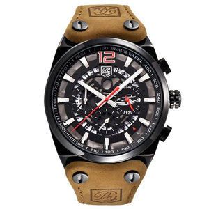 Men Fashion Casual Multifunctional Round Dial Quartz Luminous, Calendar, Hours/Minutes/Seconds Wrist Watch