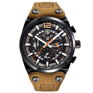Men Fashion Casual Multifunctional Round Dial Quartz Luminous, Calendar, Hours/Minutes/Seconds Wrist Watch